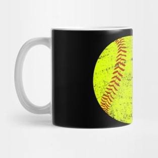 With Jesus In Her Heart A Softball In Her Hand Unstoppable Mug